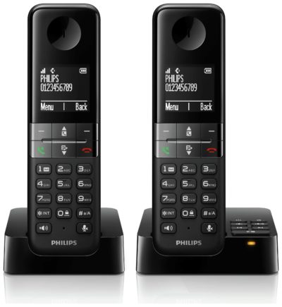 Philips - D4552B 05 Twin - Cordless Telephone